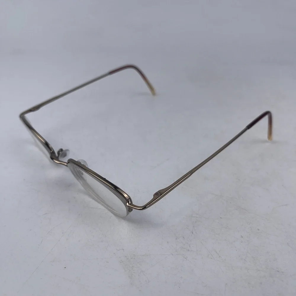 Chelsea Morgan CM 535 Women's Eyeglasses Frame Gold Metal Oval 47-20-135mm‎